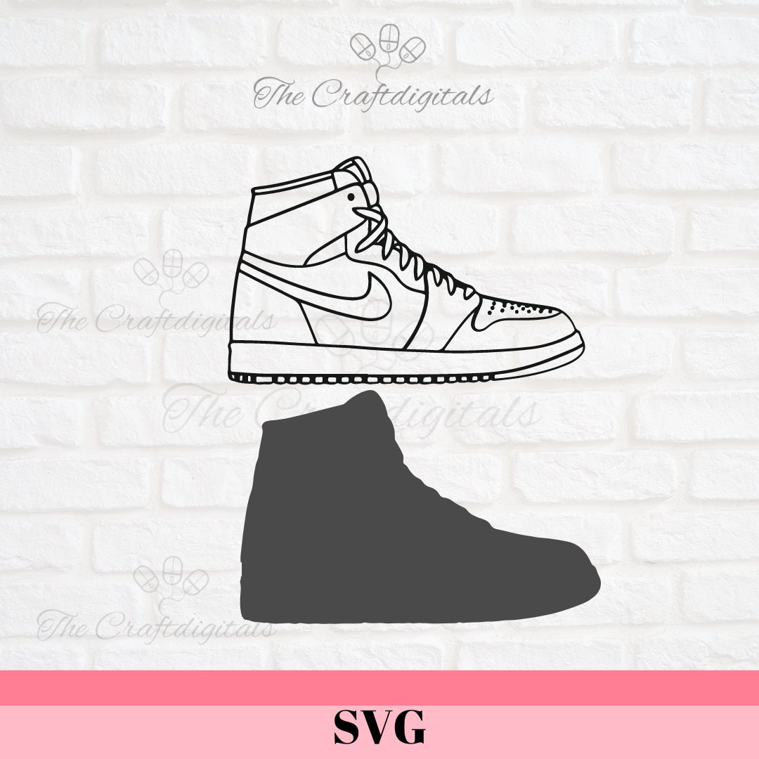 Jordan Shoe Cake Template - Etsy Canada