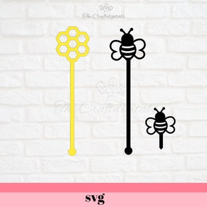 6 Piece Bumble Bee Centerpiece Sticks, Bee Birthday, Bee Baby Shower, Mommy  to Bee, Bee Table Decorations, Paper Goods, Bee Decorations, Bee 