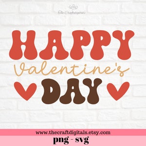 Happy Valentines Day svg, Valentines day svg, love svg, retro valentines day svg, valentines day files