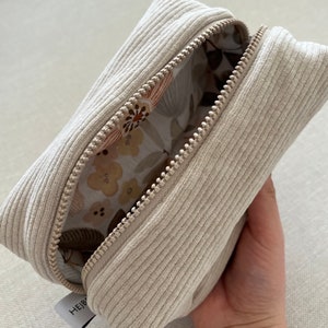 Kosmetiktasche beige Bild 4