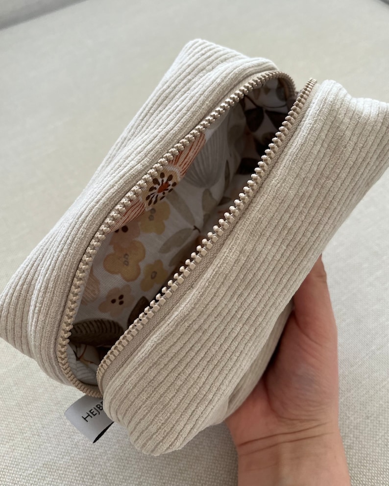 Kosmetiktasche beige Bild 4