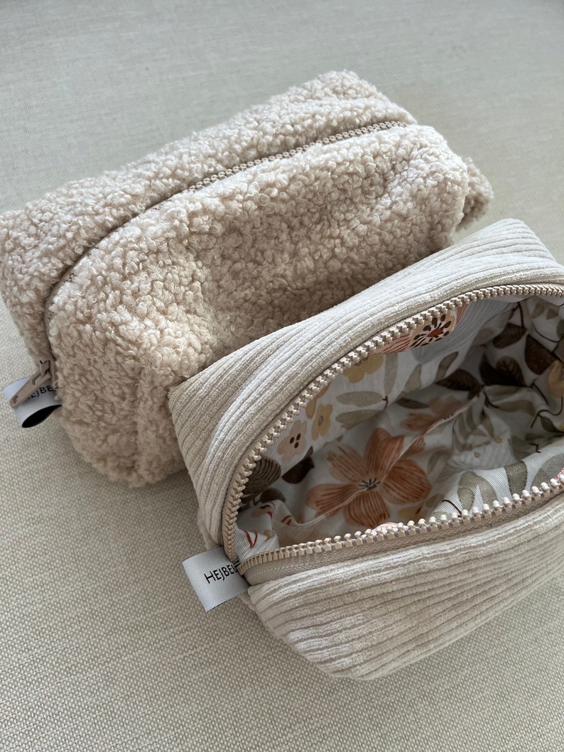 Kosmetiktasche beige Bild 7