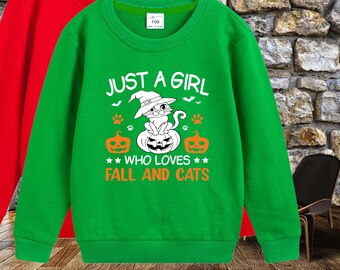 Unisex Heavy Blend™ Crewneck Sweatshirt,Halloween Sweatshirt, Vintage Halloween Sweatshirt, Vintage Black Cat, Retro Halloween