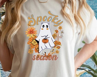 Halloween Spooky Season Shirt , Halloween Shirt, Spooky Shirt, Halloween Party Shirt, Spooky Vibes Shirt