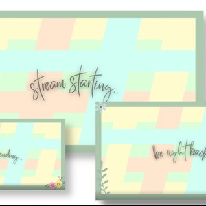PastelRainbow Twitch Scenes | Be Right Back MP4, Starting MP4, Ending MP4