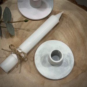 Handmade Concrete Candle Holder: Minimalist Design