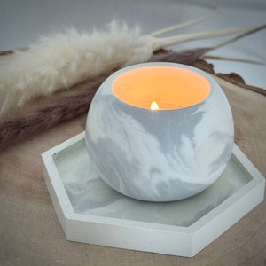 Concrete candle holder Set
