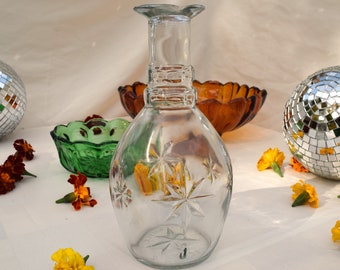 Vintage Crystal Glass Decanter