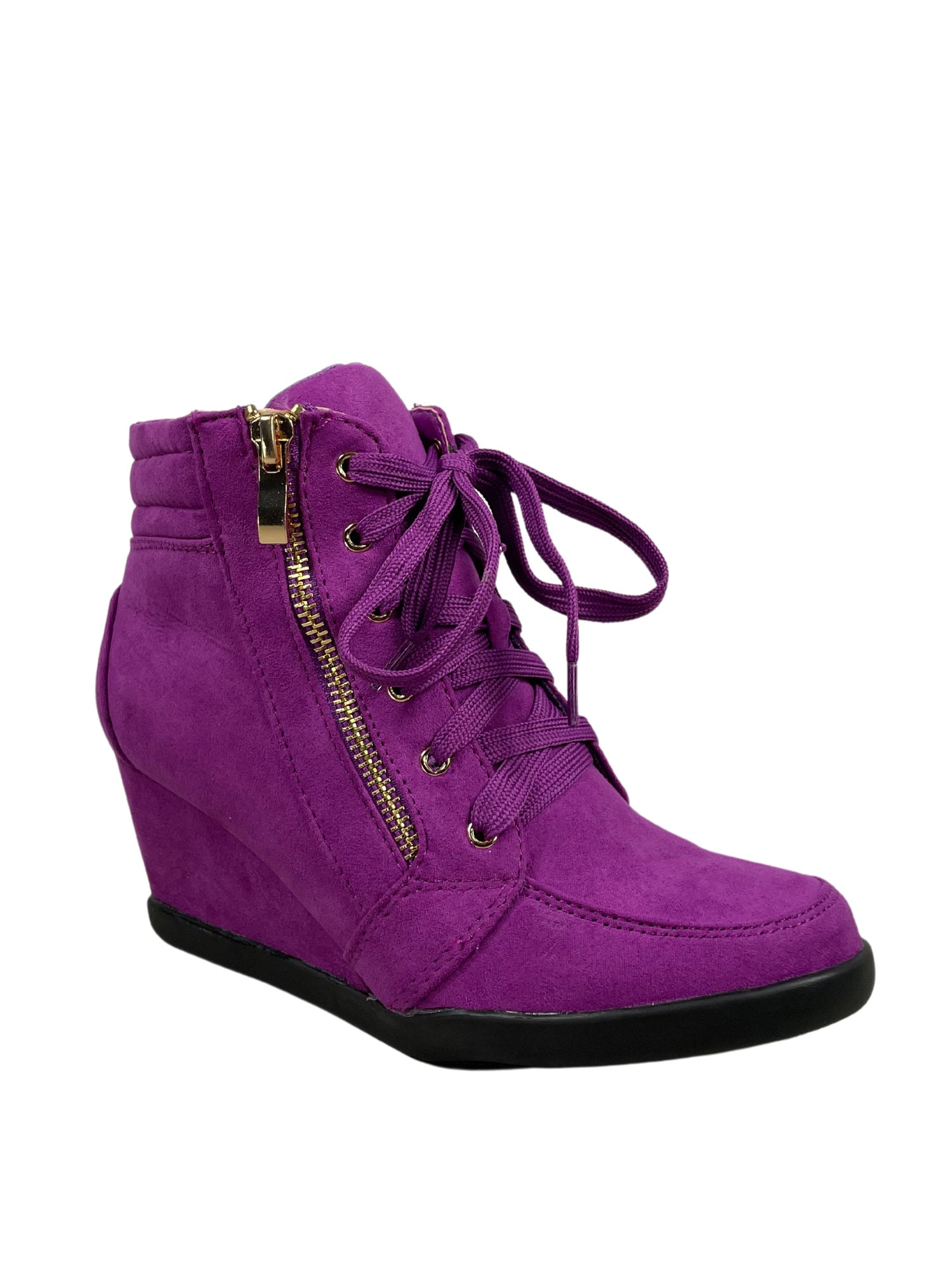 Womens fashion store wedge sneakers