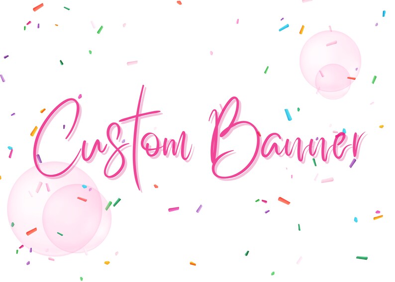 Custom Order Banner - Etsy