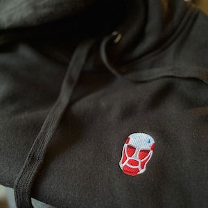 Embroidered Minimalist Ice Cream Titan Hoodie
