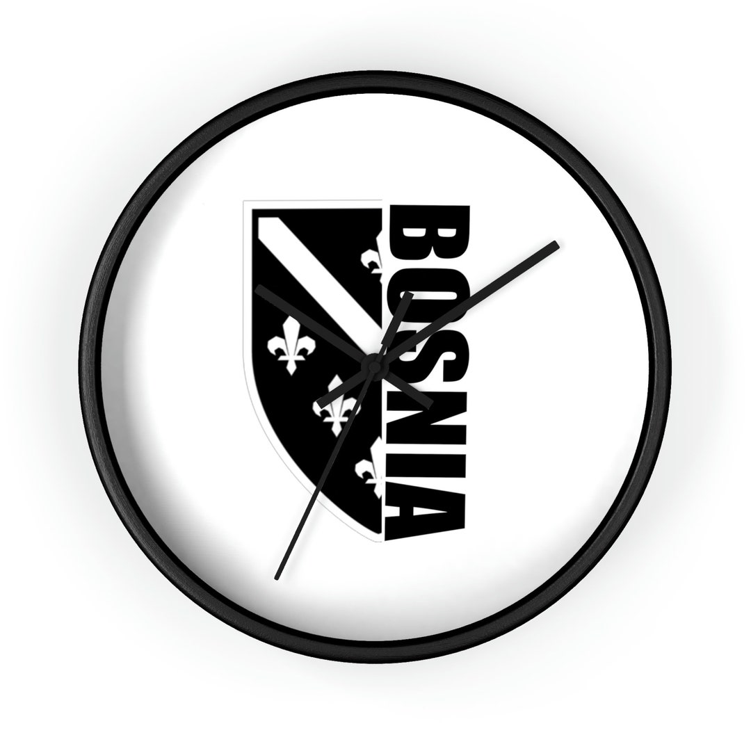 Bosnian, Bosnia Wall Clock Etsy