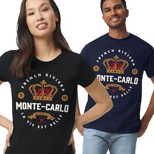 モンテカルロ モナコ Tシャツ フレンチリビエラ お土産 Tシャツ 人生は美しい ギフトアイデア フレンチリビエラ ヨットショー 高級ファッション グランプリ モナコ GP