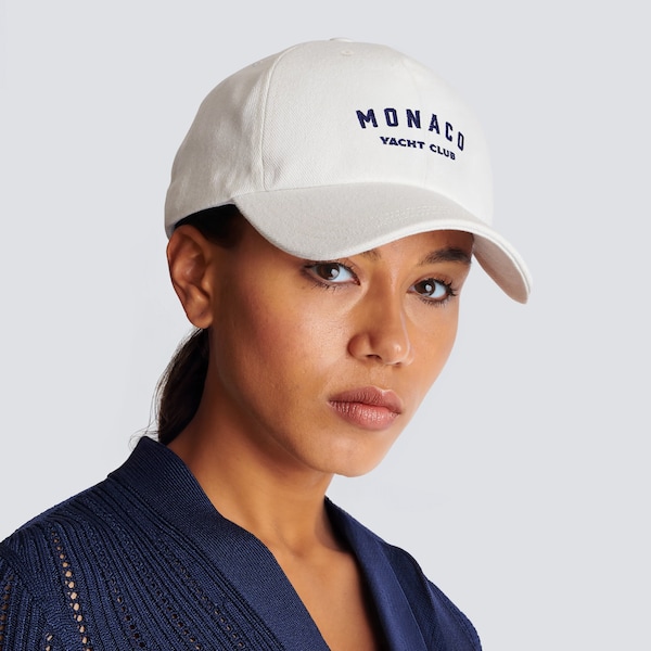 Monaco Yacht Club Embroidered Dad Hat Monaco Embroidery Baseball Cap Monte Carlo Souvenir Yachting Monaco GP Gift Formula One French Riviera