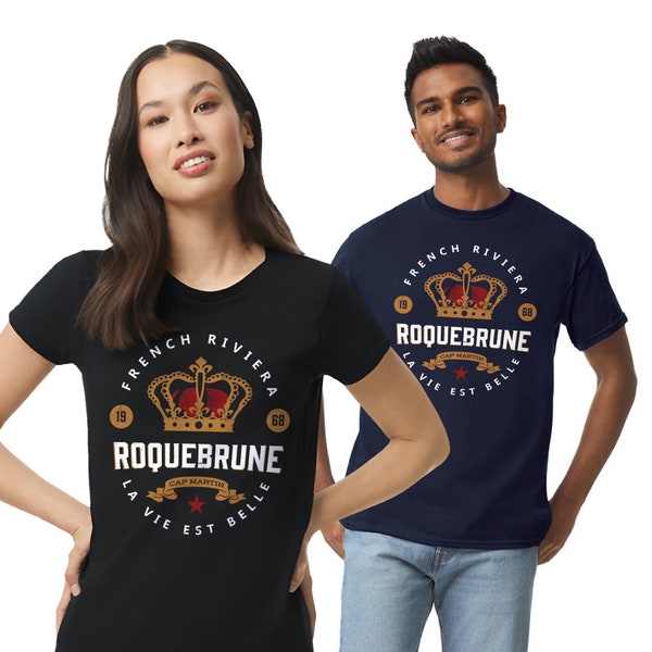 Roquebrune T-Shirt, French Riviera, La vie est belle, lovers of the French Riviera
