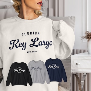 Key Largo Florida sweatshirt, Sweats for Florida beach lovers, Key Largo gift idea vacation Keys archipelago, Key Largo souvenir Florida FL