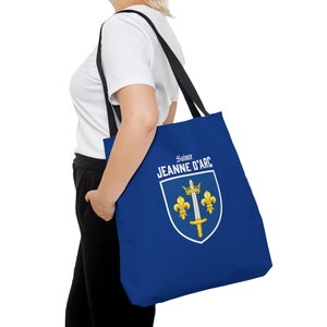 Joan of Arc Tote Bag Catholic Saint Tote Bag