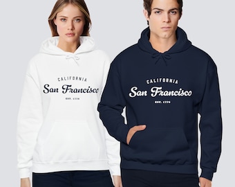 Hoodie San Francisco California Hooded Sweatshirt, Unisex