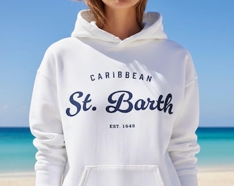 Hoodie St. Barth Karibik Saint Barthélemy Unisex Hoodie Saint Barth Geschenk St. Barthélemy Insel Souvenir Saint Barths Luxusurlaub