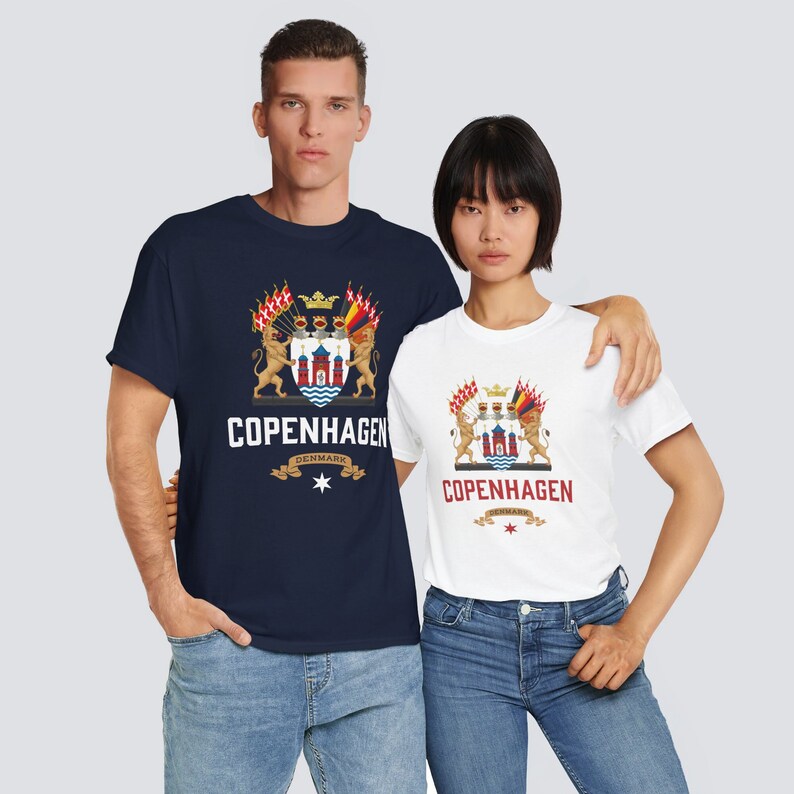 Tshirt Copenhagen Souvenir Denmark Capital Kopenhagen Coat of Arms