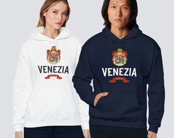 Felpa con cappuccio Venezia, souvenir, stemma italiano, regalo per