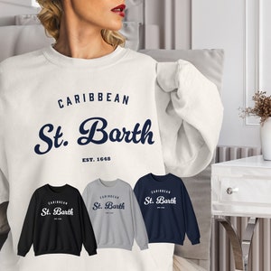 St Barth&#39;s Caribbean sweatshirt Saint Barthelemy sweatshirt