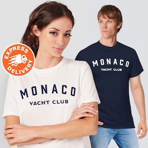 モナコ ヨット クラブ Tシャツ モンテカルロ ヨット ショー ヨット愛好家 モナコ ギフト モナコ公国 コート ダジュール 南フランス