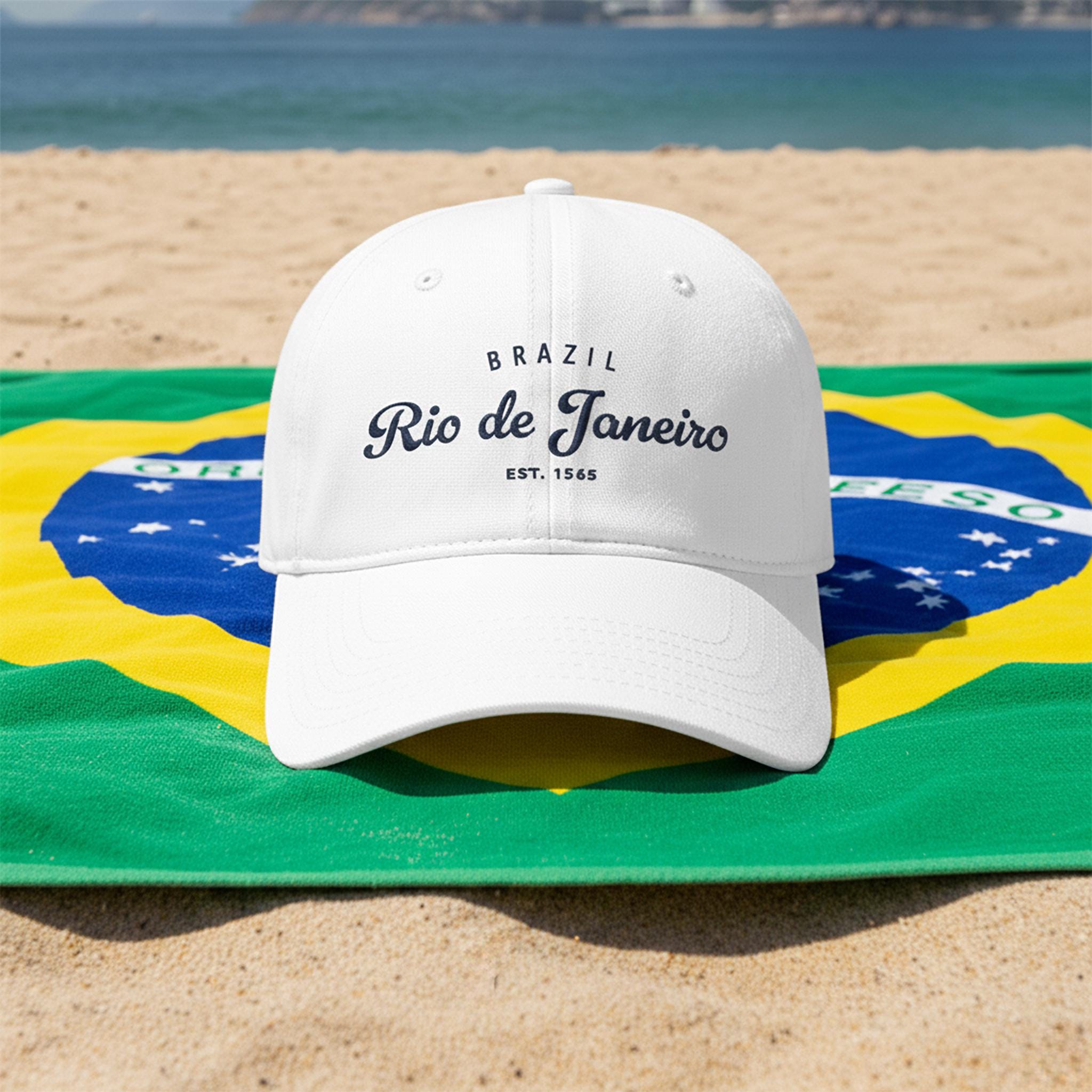 FARM Rio Brazil Embroidered Macaw Lounge Chair Off-White Baseball Hat OS NWT Farm Rio Macaw Cross Stitch Maxi Dress Size small... | Depop main image 3
