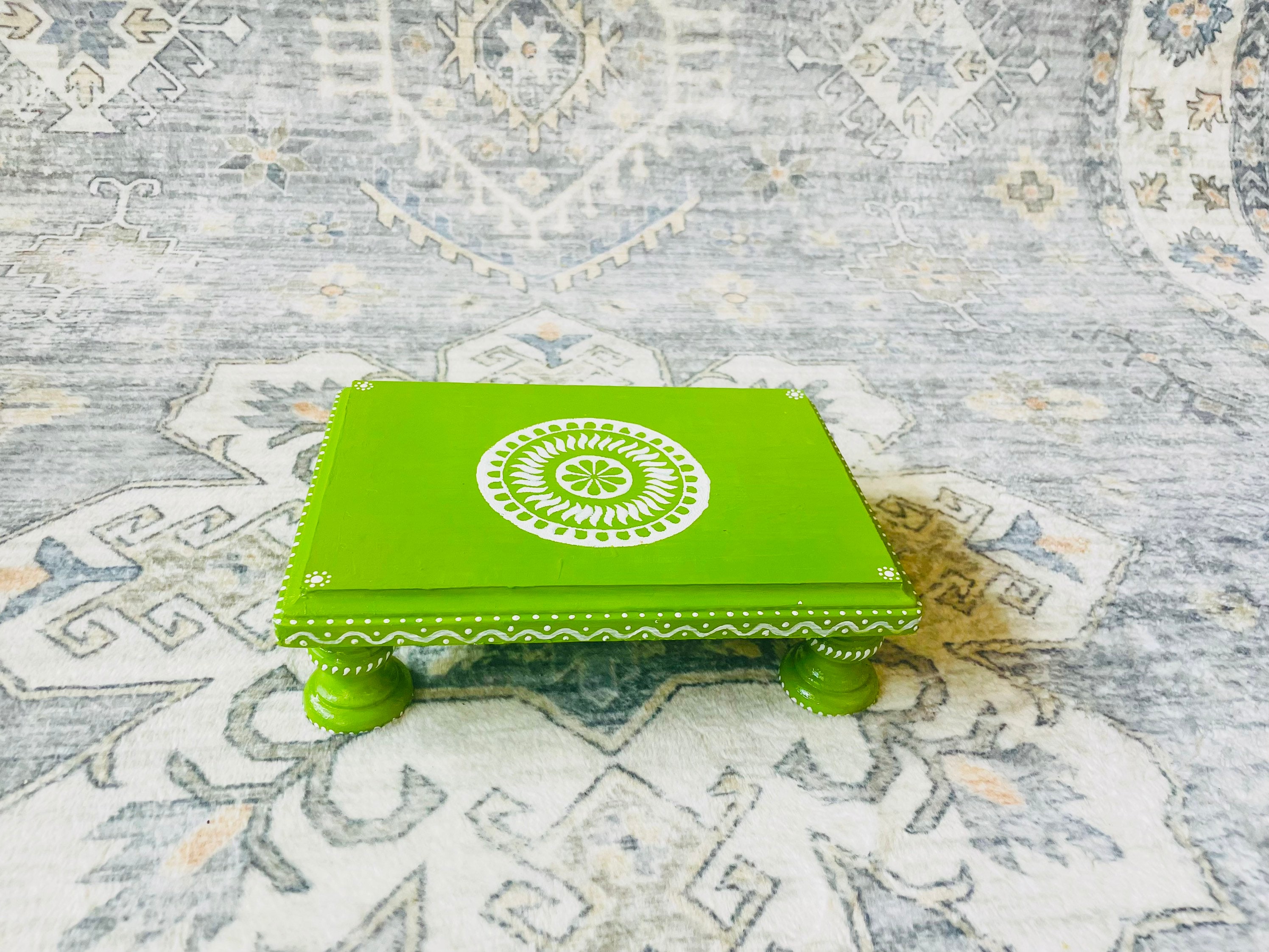 Pooja Chowki / Pooja Manai / Pooja Peeta / Indian Decor/ Pooja Etsy