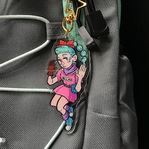 Bulma Dragon Ball amuleto acrílico