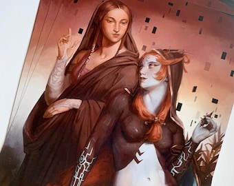 Twilight and Hyrulian Love Print