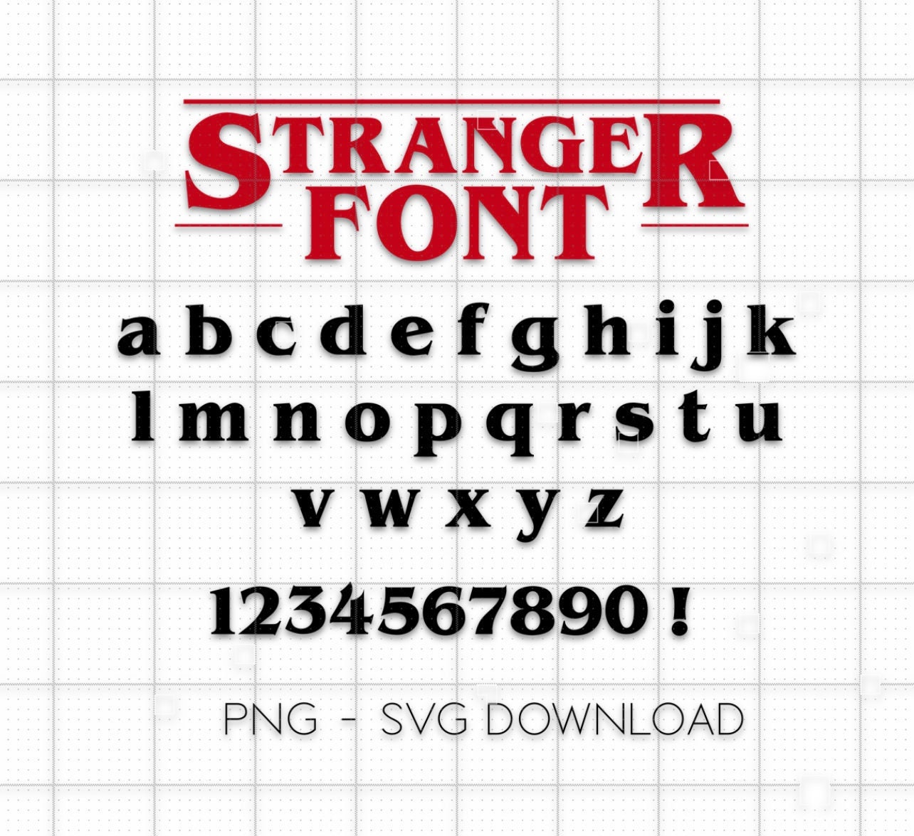 Stranger Things Font Download