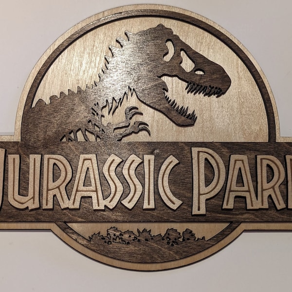 Jurassic Park Multilayer Laser Cut File