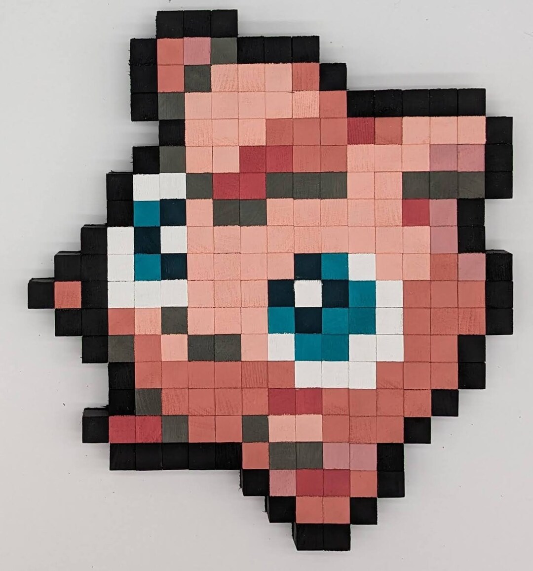 Jigglypuff 8-bit Wooden Pixel Art - Etsy