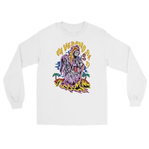 Bad Bunny Men’s Long Sleeve Shirt / Un Verano Sin Ti Tour Los Angeles Lotas Design