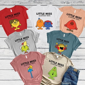 Personalized Little Miss Shirt, Little Miss T-Shirts, Matching Little Miss Shirt, Custom Little Miss Shirt, Cute Personalization Shirt