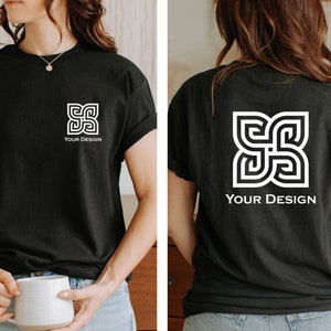 Custom Text Shirt, Company Logo Design Shirt, Personalized Custom Shirt, Customize Your Own Shirt, Custom Made Shirt, Custom DesignT-Shirt, image 1