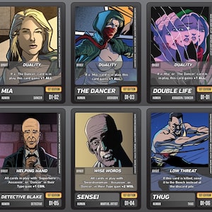 5 Dancer Trading Cards