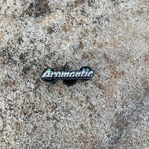 Aromantic Enamel Pin | LGBT+ Pride Pin | Aro Badge | Green Black Pin | Queer Subtle Pride | Soft Enamel Pin | Pride Pin | LGBT | Aro-Ace |