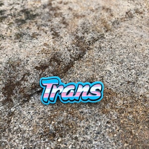 Transgender Enamel Pin | Transgender | Trans Pride | LGBT Pride Badge | Blue Pink White | Soft Enamel Pins | Queer Subtle Pin | Trans | LGBT