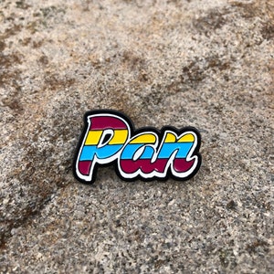 Pansexual Enamel Pin | Pan Pride Pin | LGBT Pin | Subtle Pride Pin | Pansexual Badge | Pink Yellow Blue | Pansexual Flag | Soft Lapel | LGBT