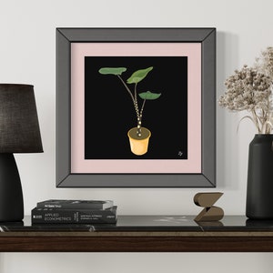 Bikini Tini Alocasia Illustration