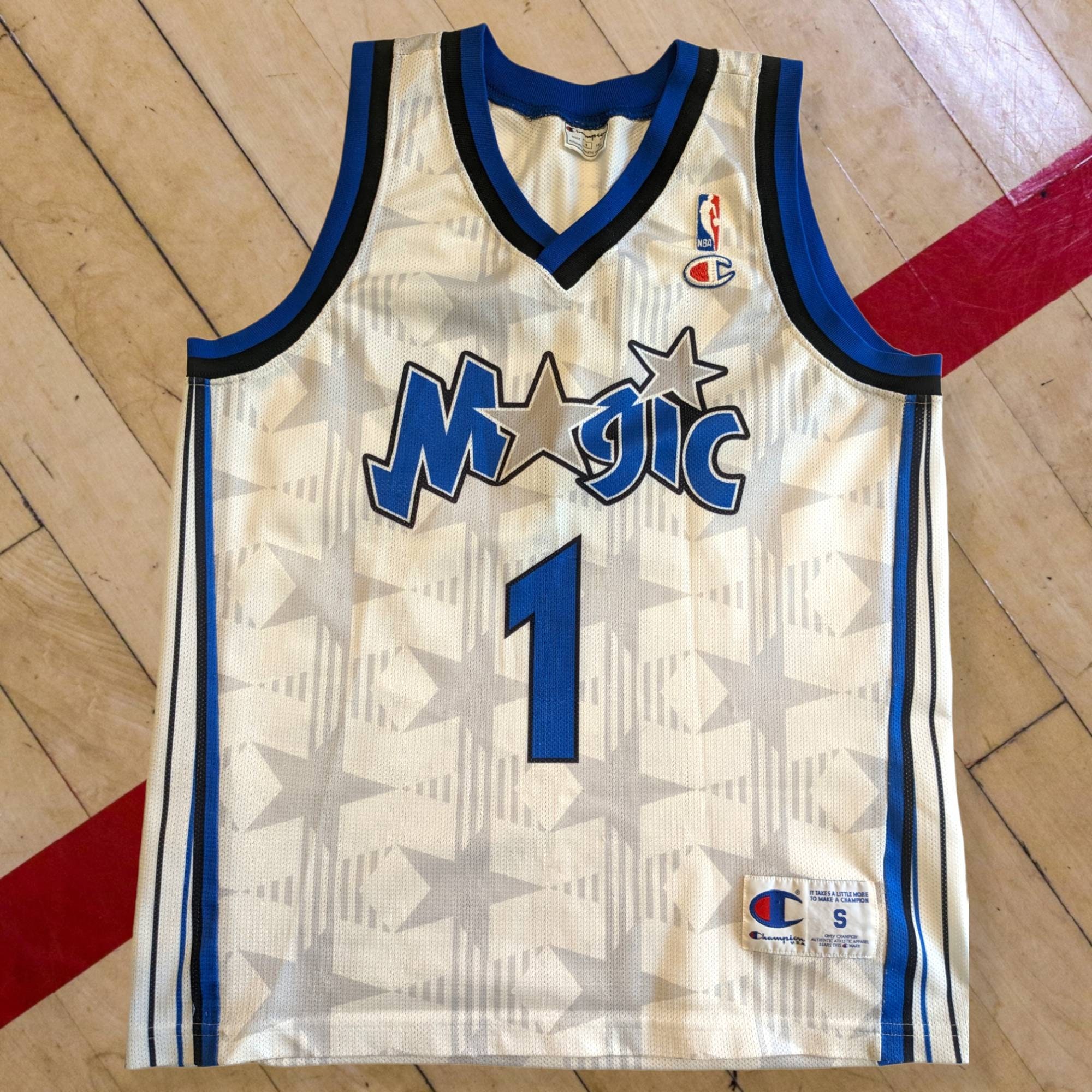 1990s Shaquille O'neal Orlando Magic Champion Basketball Jersey