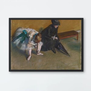 Edgar Degas - Waiting - Digital artwork, instant download, for giclee / fine art print