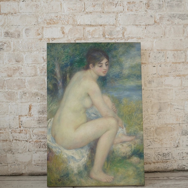 Femme Nue dans un Paysage - Pierre Auguste Renoir - Digitaal artwork, instant download, voor giclee / fine art print