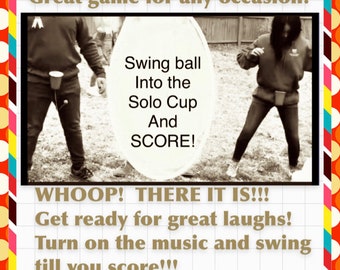 Swing Ball into Cup -Game