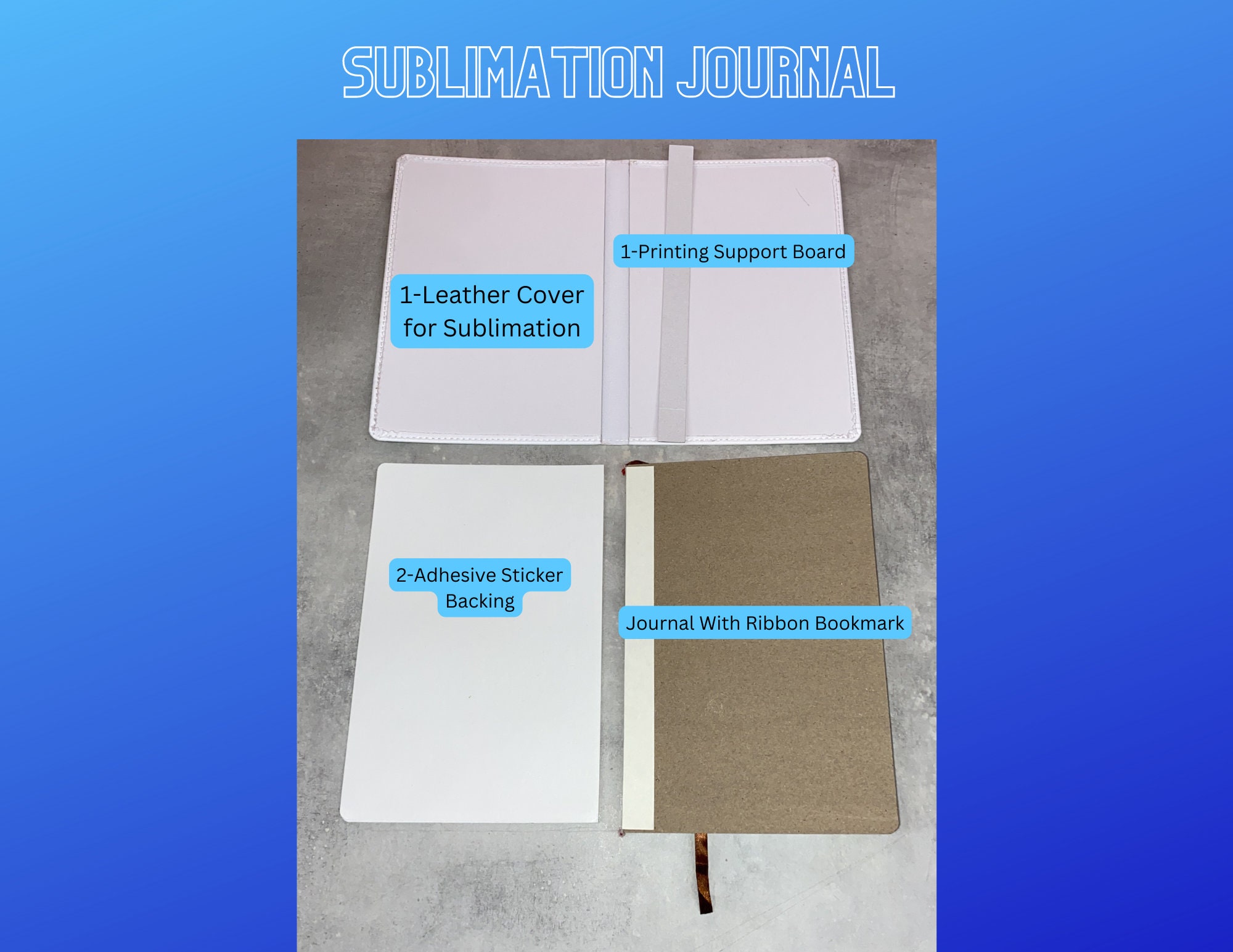 10x Pack_ A5 & A6 Size Sublimation Blank Journal Wholesale Sublimation  Diary Sublimation Journal Sublimation Notebook 