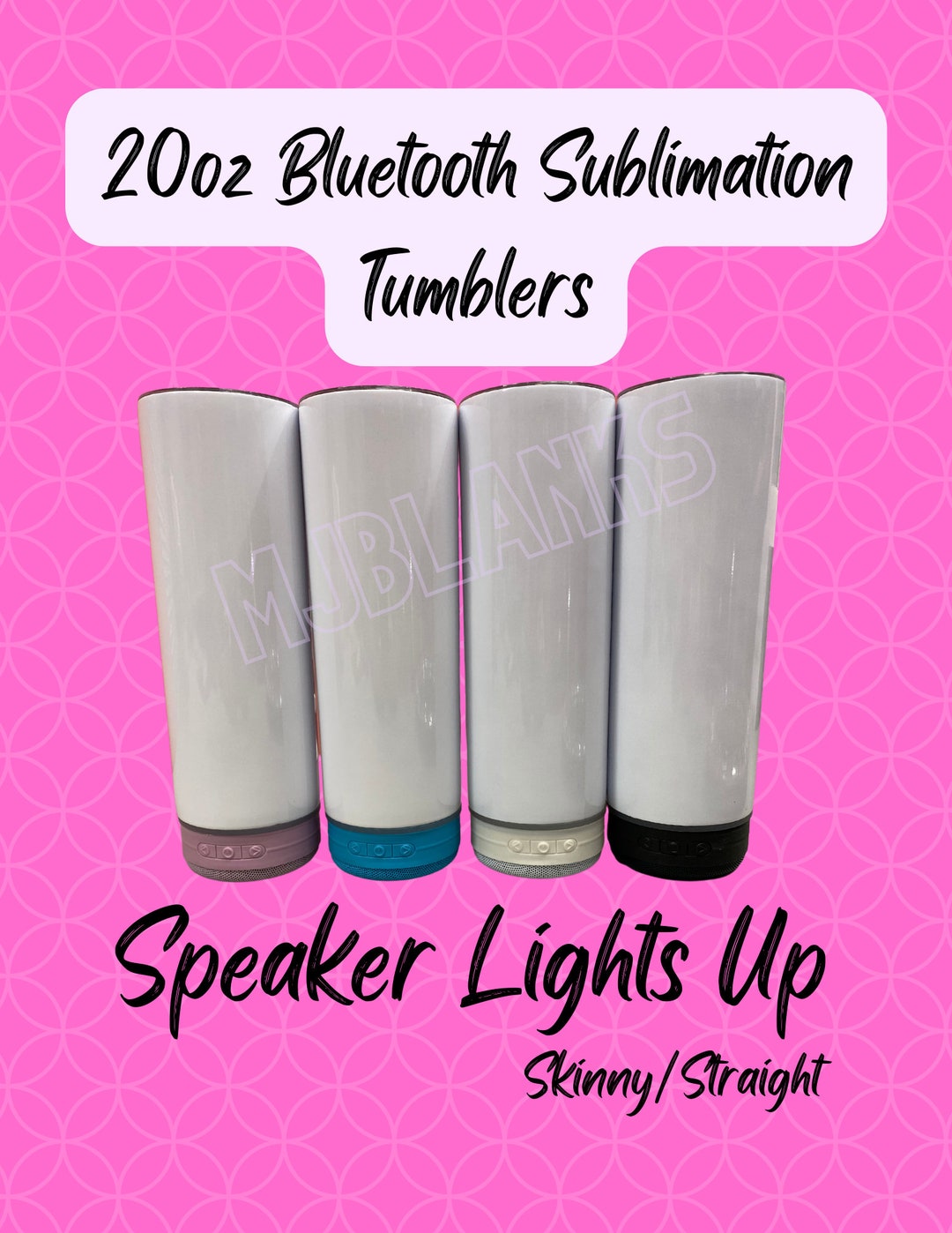 Hot20oz Speaker Tumbler Sublimation Blank Tumbler Wholesale Straight
