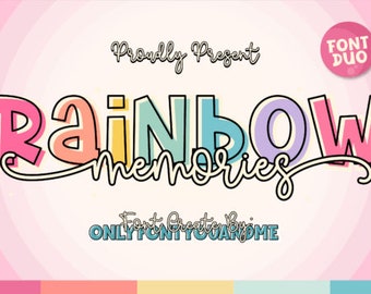 Rainbow Memories Font