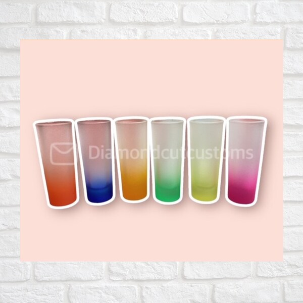 Frosted Sublimation Shot Glass Etsy